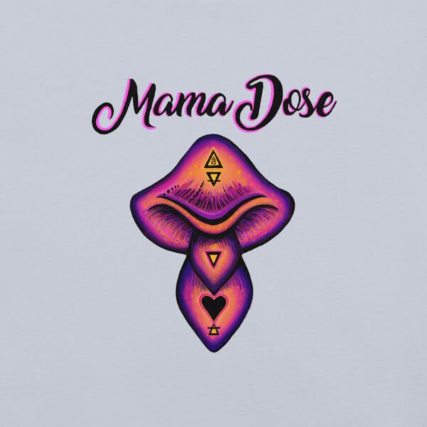 mama dose logo on gray background