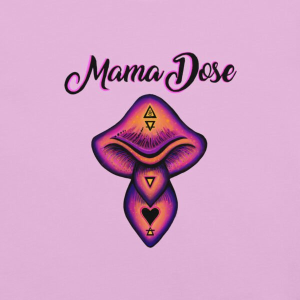 mama dose logo on lilac background