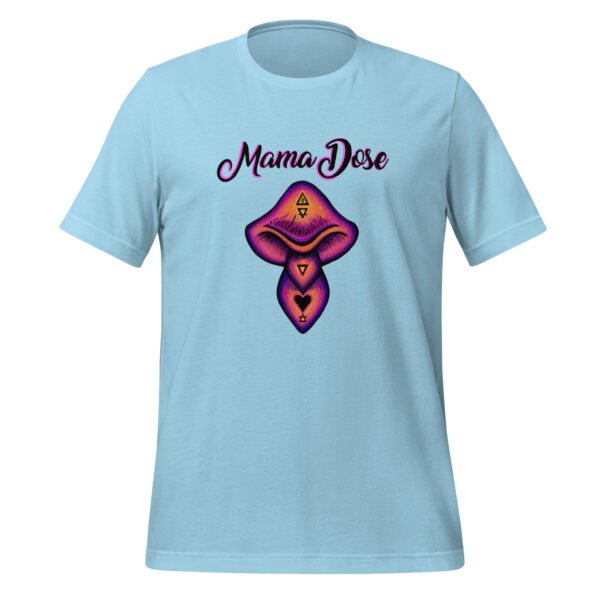 mama dose mushroom t shirt blue