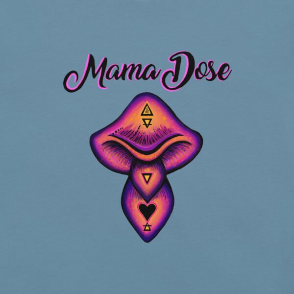 mama dose logo on gray background