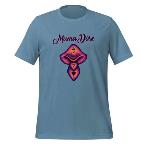 mama dose gray mushroom t shirt